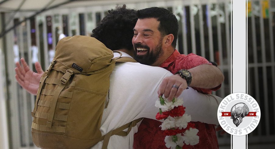 Ryan Day embraces his next commit in today's skull session.