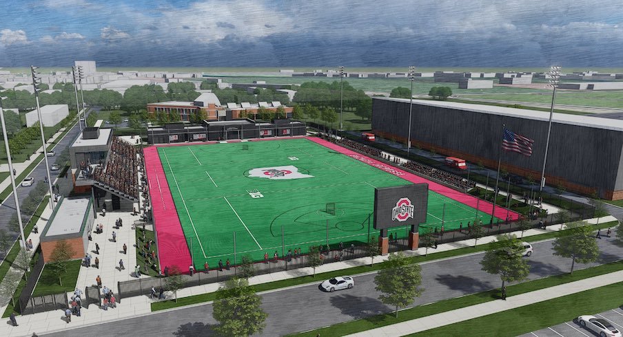 Rendering of Ohio State's new lacrosse stadium