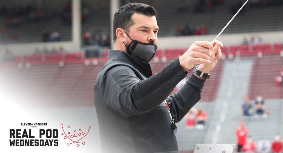 Ryan Day at 2019 fall practice