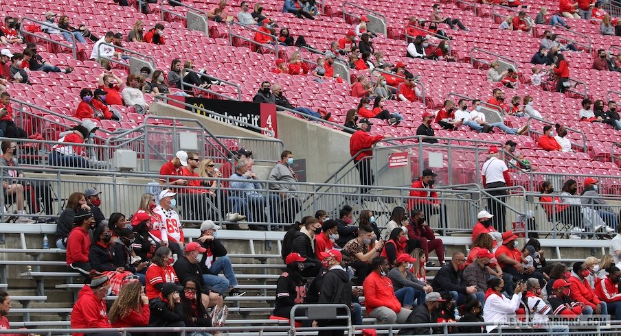 Ohio Stadium during the spring game