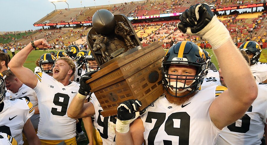 Iowa keeps the Cy-Hawk Trophy for the sixth year in a row