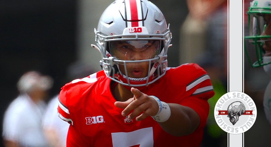 C.J. Stroud is pointing at you in today's skull session.