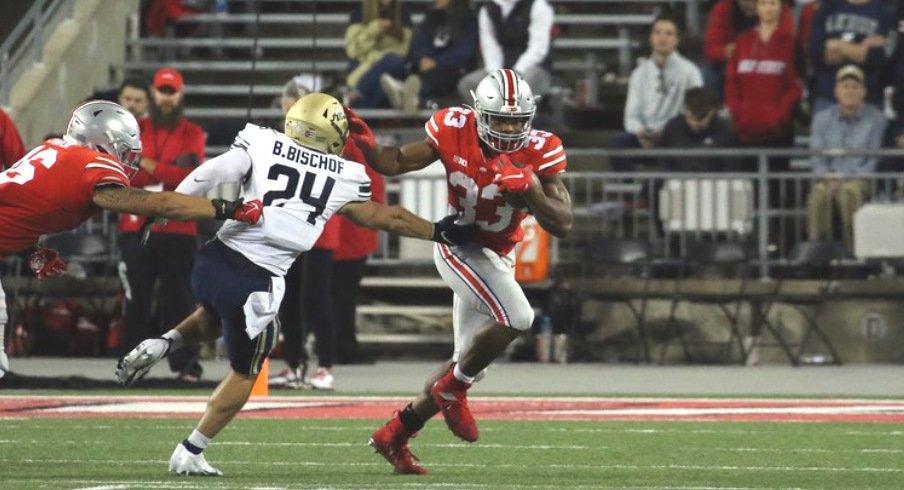 Ohio State running back Master Teague