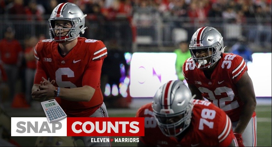 snap counts 76 buckeyes play against akron in ohio state s first blowout win of 2021 season eleven warriors