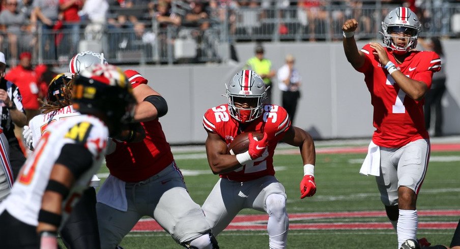 Ohio State running back TreVeyon Henderson