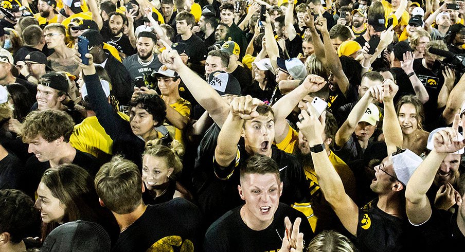 Iowa City was rocking Saturday as the No. 3 Hawkeyes knocked off No. 4 Penn State, 23-20