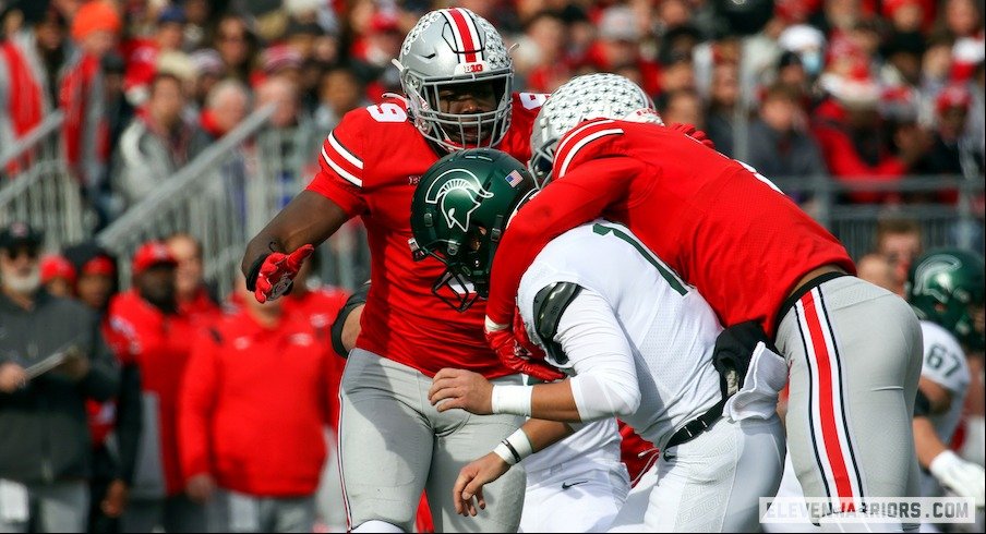 Zach Harrison and Tyreke Smith vs. Michigan State