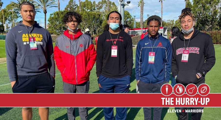 St. John Bosco players at Ohio State practice