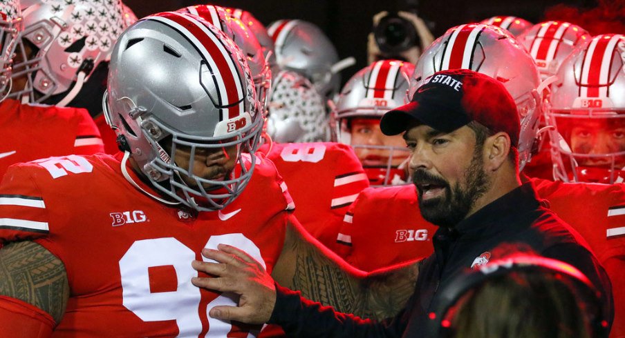 Ohio State football coach Ryan Day