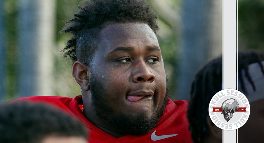 Dawand Jones is hungry for more in today's skull session.