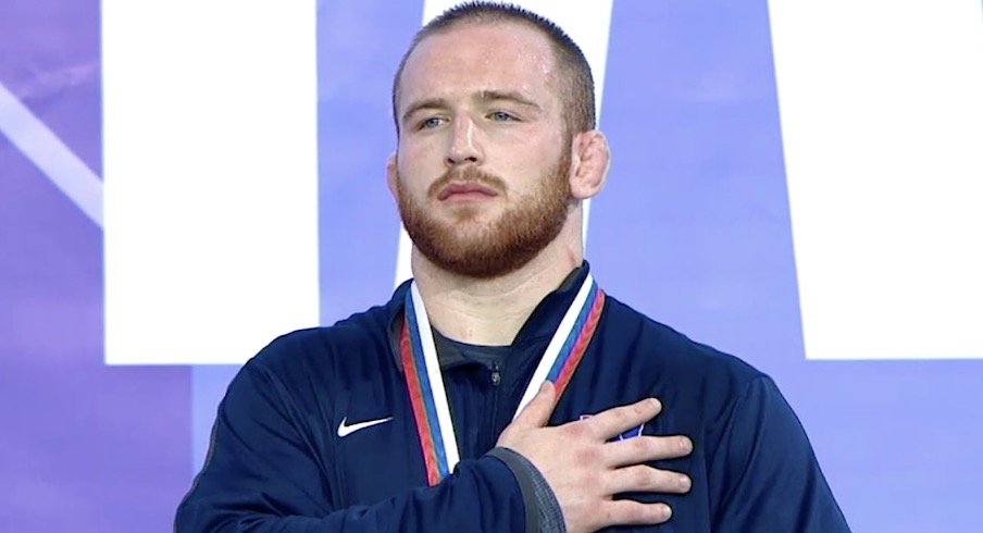 Kyle Snyder after his 2018 Yariguin gold