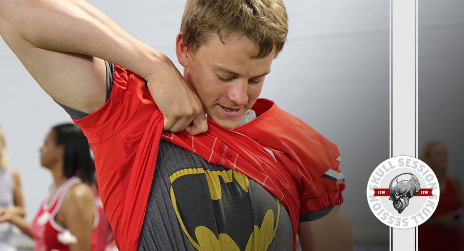 Joe Burrow is batman in today's skull session.