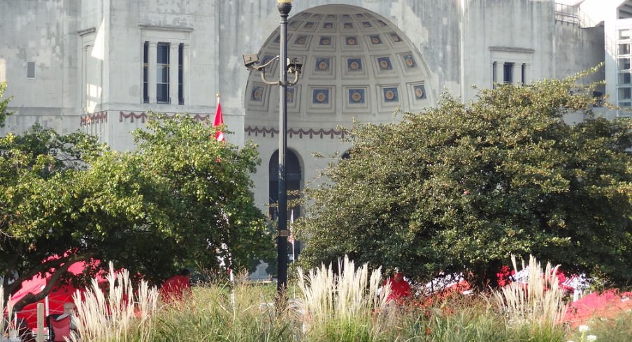 Ohio Stadium in bloom