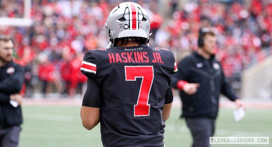 C.J. Stroud Wears Dwayne Haskins Jersey in Ohio State Spring Game to Honor  Late Buckeye Quarterback: “That's A Big Brother of Mine”