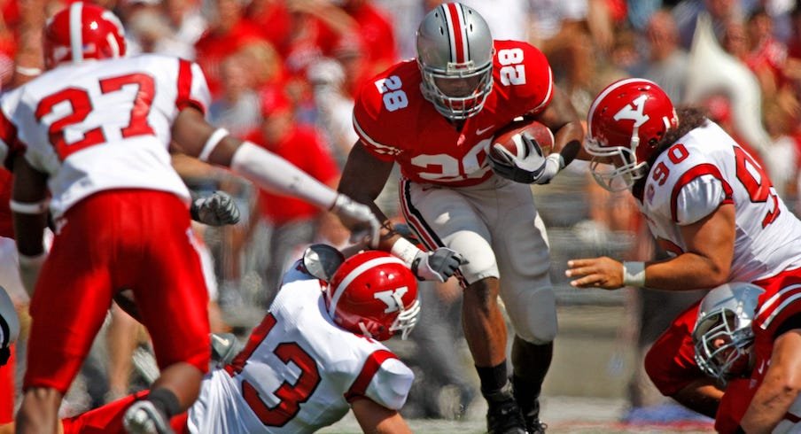 Beanie Wells vs. Youngstown State in 2008