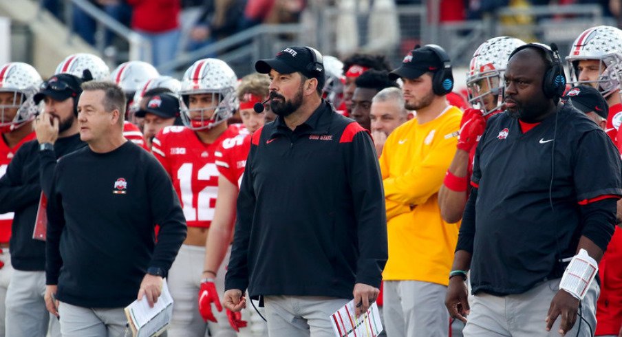 Ohio State head coach Ryan Day and company