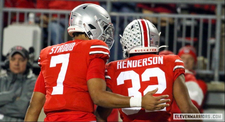 C.J. Stroud and TreVeyon Henderson 