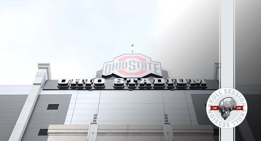 Ohio Stadium is looking good in today's skull session.