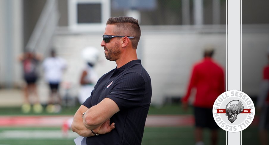 Brian Hartline is pleased in today's skull session.