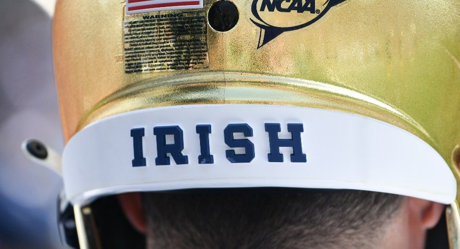 Fighting Irish helmet