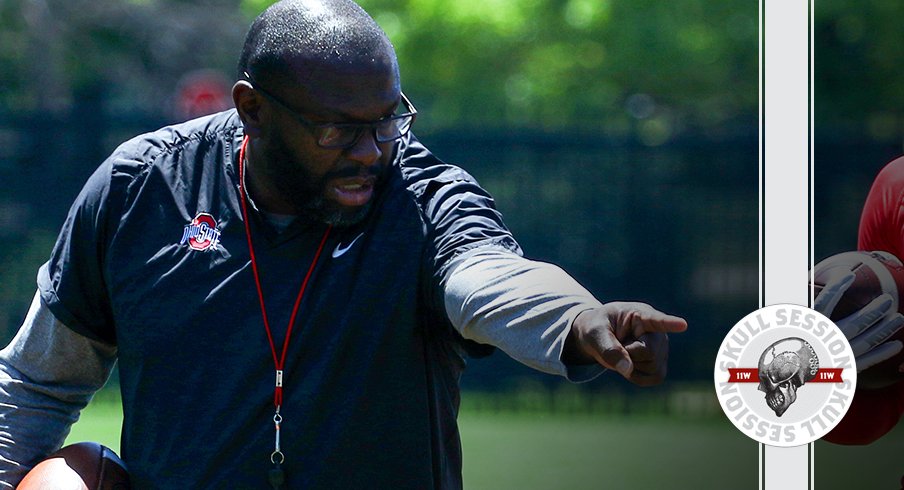 Tony Alford is a good recruiter in today's skull session.