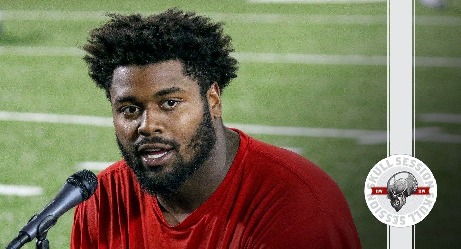 Taron Vincent was mic’d up at Ohio State practice.