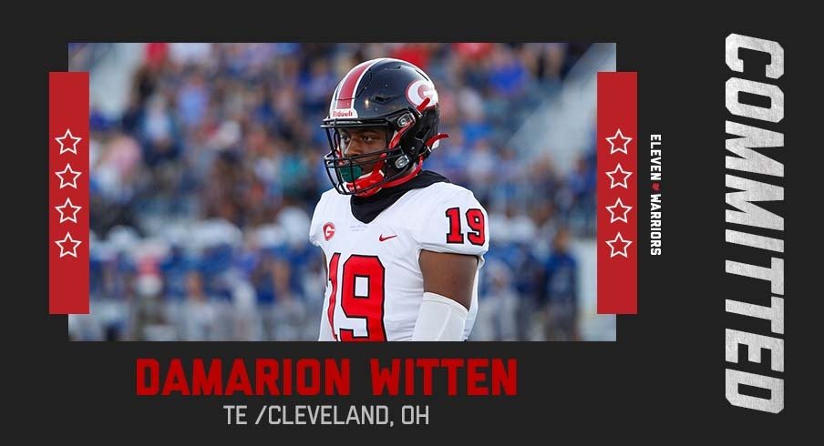 4 Sterne 2024 Glenville Tight End Damarion Witten engagiert sich für Ohio