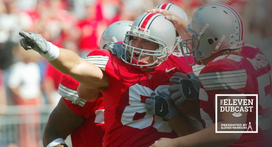 Ben Hartsock celebrates a touchdown inside Ohio State circa 2003