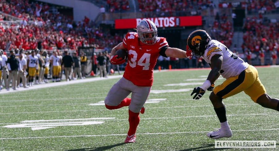 Iowa Debriefing: Ohio State's Defense Records a Half Dozen Takeaways While  the Offense Has a Field Day in the Second Half