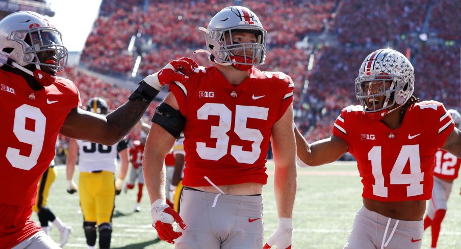 Tommy Eichenberg may have found the end zone for the first time in his OSU career, but it came thanks to a full team effort