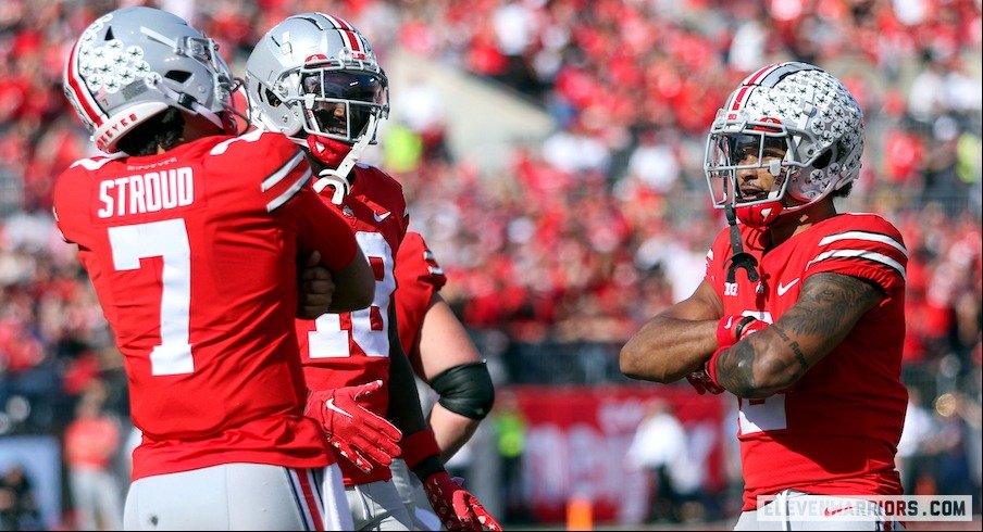 C.J. Stroud, Marvin Harrison Jr. and Emeka Egbuka