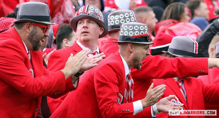 Ohio State fans at Ryan Field