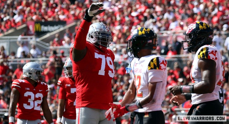 Ohio State offensive tackle Dawand Jones