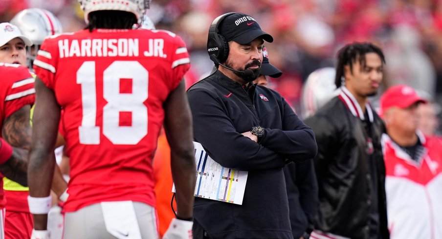 Ryan Day may have been without one of his biggest weapons in Jaxon Smith-Njigba against Michigan, but he elected not to use another enough in Marvin Harrison Jr.