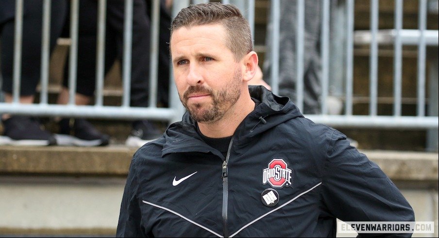 Ohio State promoted Brian Hartlin to offensive coordinator
