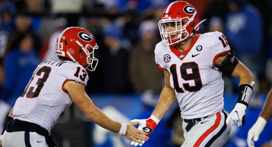 Stetson Bennett & Brock Bowers have proven to be a lethal combination in 2022