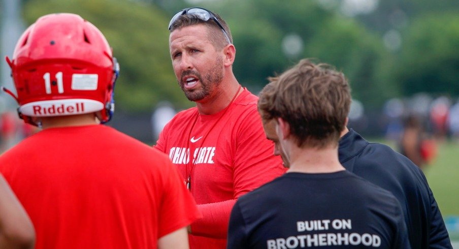 Ohio State coach Brian Hartline