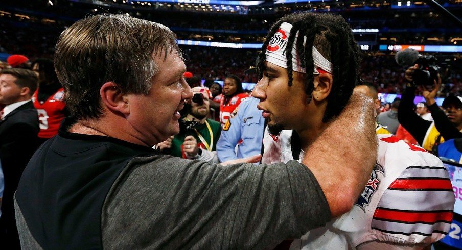 Kirby Smart and C.J. Stroud.