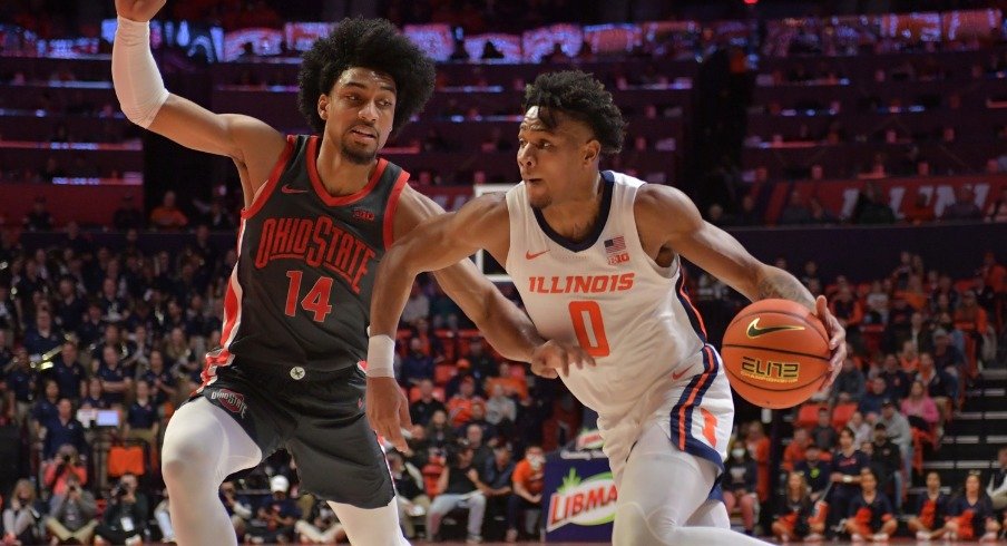 Photo of Ohio State lässt Spiel sechs seiner letzten sieben mit einer 69-60-Niederlage auf der Straße in Illinois fallen