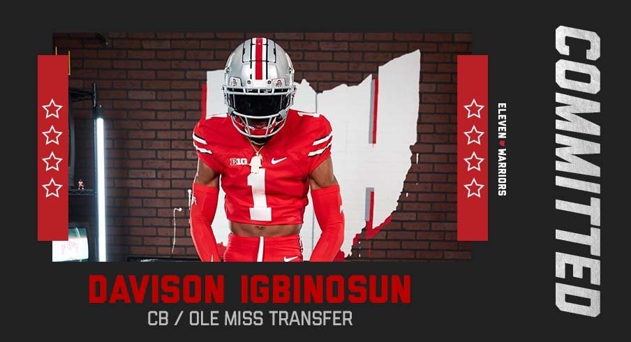 La ex Ole Miss Cornerback Davison Igbinosun se mudó al estado de Ohio