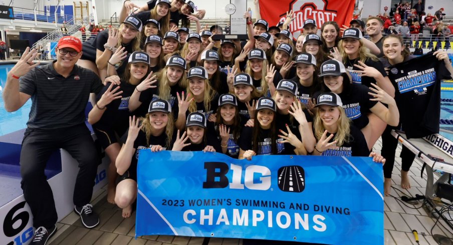 The Ohio State women's swim and dive team