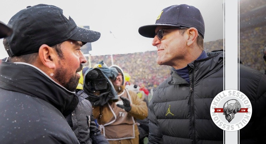 Ryan Day and Jim Harbaugh