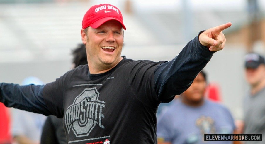 Offensive Line Coach Justin Frye of The Ohio State University Football Team