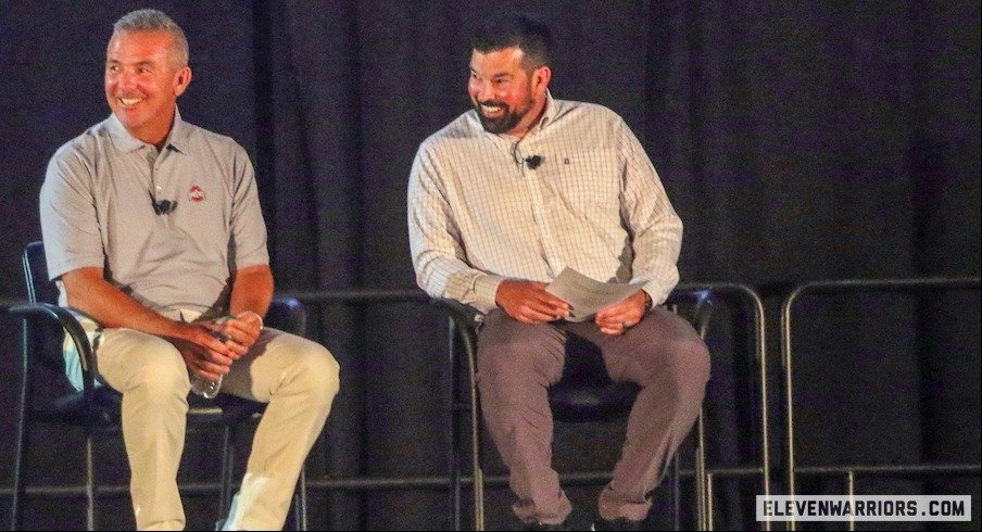 Urban Meyer and Ryan Day