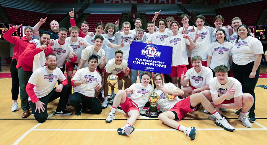 Ohio State men's volleyball claimed its 18th MIVA tournament crown Saturday night with win over top seed Ball State.