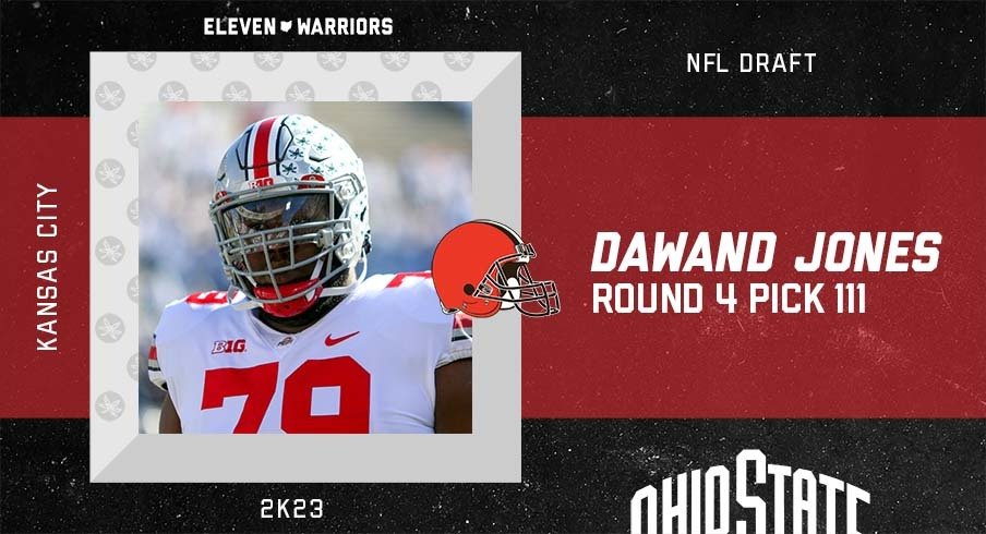 Dawand Jones Selected by Cleveland Browns with No. 111 Overall