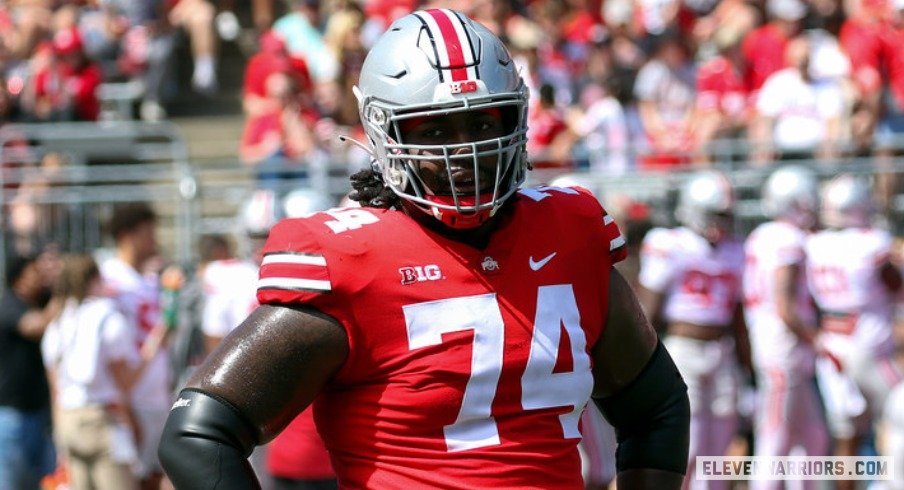 Donovan Jackson's Leadership Crucial For Retooled Ohio State Offensive Line in 2023 | Eleven Warriors