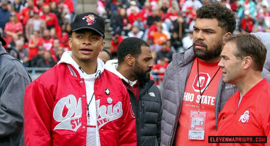 Former Ohio State quarterback Justin Fields of the Chicago Bears