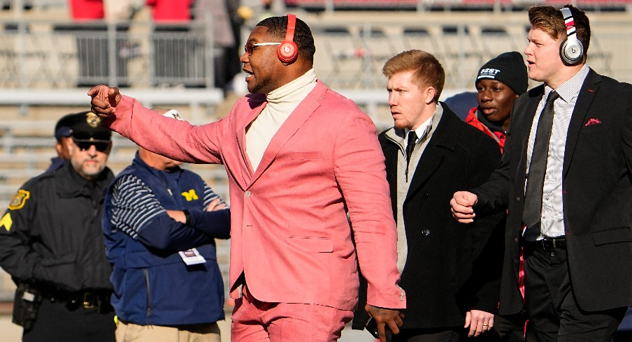 Defensive Tackle Michael Hall Jr. of The Ohio State Buckeyes