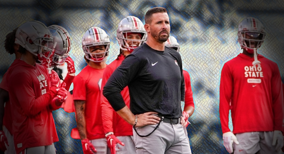 Ohio State offensive coordinator Brian Hartline will handle play-calling duties in the spring as coach Ryan Day decides whether he wants to hand over that role. Ncaa Football Toledo Rockets At Ohio State Buckeyes